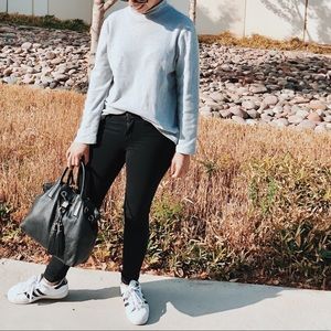 Covington Grey turtle neck top